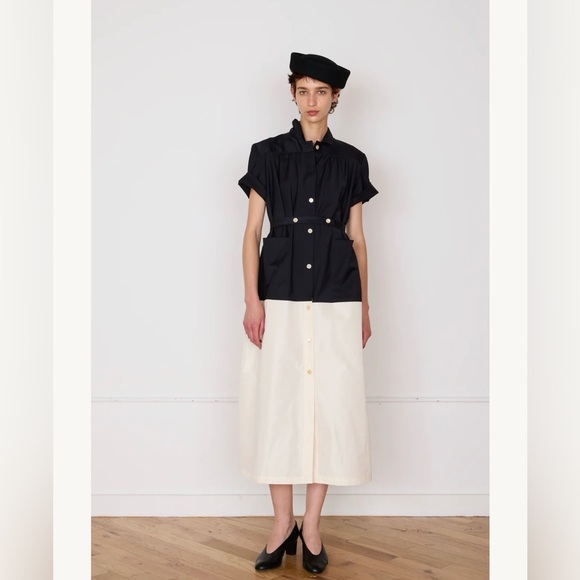 Caron Callahan Dresses & Skirts - Caron Callahan black and white Maren Dress Worn Once!